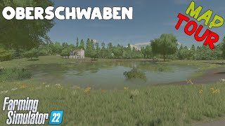 Map Tour  Oberschwaben  Farming Simulator 22 [upl. by Elda]