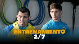 ⚽ Primer entrenamiento de Tomás Belmonte como jugador de Boca [upl. by Repsac142]