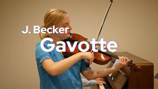 J Becker Gavotte  Suzuki Viola School Book 3 [upl. by Nayve]