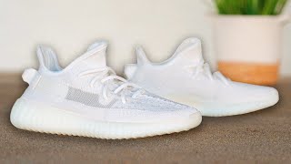 Adidas YEEZY BOOST 350 V2 BONE Review [upl. by Llenrrad211]