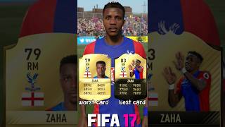 🇨🇮🏴󠁧󠁢󠁥󠁮󠁧󠁿 WILFRIED ZAHA worst vs best card in EVERY FIFA 1124⚽ fifa eafc24 fc24 zaha [upl. by Aimekahs527]