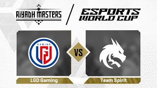 LGD Gaming проти Team Spirit  Riyadh Masters 2024  Group Stage [upl. by Asilec]