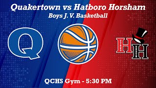 Boys JV Basketball  QCHS v Hatboro Horsham [upl. by Eveivenej]