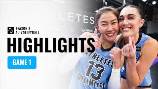 Athletes Unlimited Volleyball Season 3 Game 1 Highlights [upl. by Ecahc]