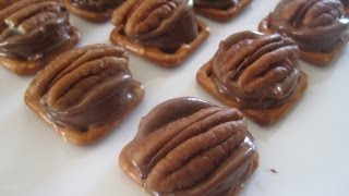 NUTTY CARAMEL PRETZEL SNACKS  PRETZEL SNACK RECIPE [upl. by Ainiger]