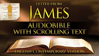 Holy Bible Audio JAMES Contemporary English With Text [upl. by Rehportsirhc]