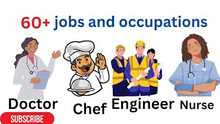 Jobs and Occupations Vocabulary for kids [upl. by Ekez]