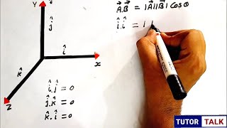 Scalar product or Dot Product of two vectors  Class11 Physics [upl. by Yrrek]