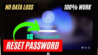 How To Reset Forgotten Password In Windows 10 Without Losing Data  Without Disk amp USB [upl. by Munster845]