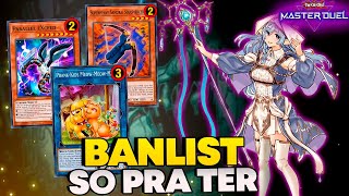 BANLIST NO BRANDED E SUPERHEAVY MUDA ALGUMA COISA NO MASTER DUEL [upl. by Olleina]