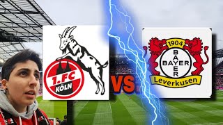 1FC Köln gegen Bayer Leverkusen Stadionvlog [upl. by Gladine]