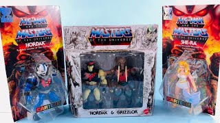 Masters of the Universe Origins Evil Horde HORDAK amp GRIZZLOR Sketch Book Series Video Review [upl. by Noreh]