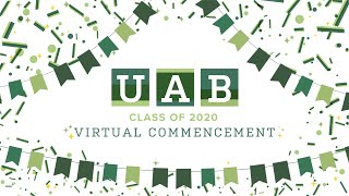 UAB Undergraduate Virtual Fall Commencement 2020 [upl. by Budde910]