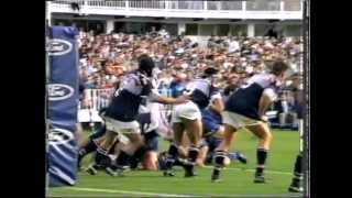 Taine Randall try vs Blues Semi Final [upl. by Weywadt387]