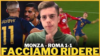 🟡🔴 super sfogo SERIE B  MONZA  ROMA 11  colpa di DE ROSSI 😂🤫 [upl. by Ianahs]