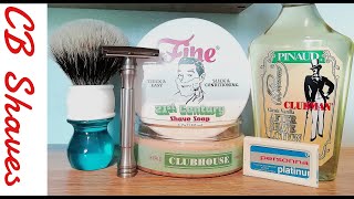 Fine Accoutrements  ClubhouseBlackland DartPinaud Clubman Classic AftershavePersona Platinum [upl. by Roldan]