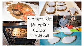 Homemade Pumpkin Cookie Recipe  Fall Bake with me  Fall Baking 2018 [upl. by Latty]