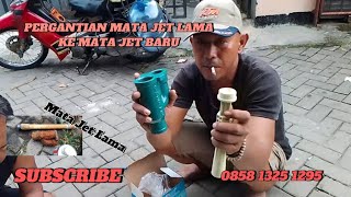 MESIN JETPUMP GAK KELUAR AIR GANTI MATA JET PART 2subscribe mesin jetpump [upl. by Fraze638]