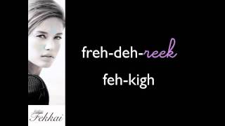 How to Pronounce quotFrederic Fekkaiquot [upl. by Anidnamra]