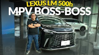 LEXUS LM500h  MPV UNTUK ORANG KAYA TAK KEDEKUT [upl. by Aneeuqahs]