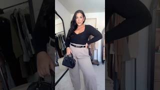 Midsize fall outfits for work midsize ootd size14 grwm autumnfashion workwear [upl. by Pepper]