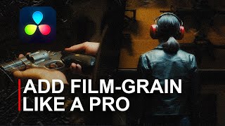 Add FilmGrain Like a Pro DaVinci Resolve Overlay Blending Mode [upl. by Boar252]