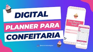 PlANNER DIGITAL PARA CONFEITARIA 2023 [upl. by Ailecara]