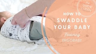 Ergobaby Original Swaddle for Your Infant  DEMO Video [upl. by Cobb]