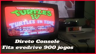 Jogando Direto Console Super Nintendo Testado Evedrive 900 games nintendo retrogaming [upl. by Lsil578]