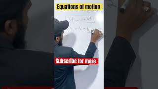 equations of motion  class 9  kinematics  physics [upl. by Atteve]