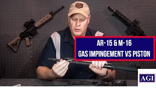 AR15 amp M16 Gas Impingement VS Gas Piston  AR15 Gunsmithing  M16 Gunsmithing [upl. by Tnerual]