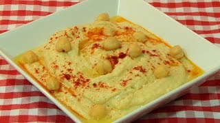 Cómo hacer hummus de garbanzos [upl. by Aia]