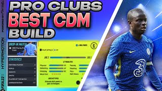 BEST CDM Build amp Traits on FIFA 22 Pro Clubs [upl. by Airitak]