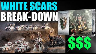 Warhammer 40k White Scars Battleforce BreakDown Points amp Price Space Marine Battle Force Astartes [upl. by Itch]