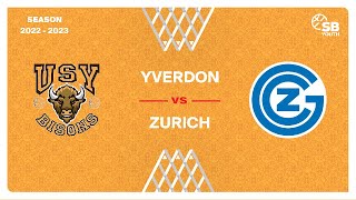 U16 National  Day 6 YVERDON vs ZURICH [upl. by Adnotal926]