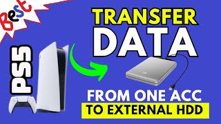 How to Transfer Data from PS5 to External Hard Drive [upl. by Burack213]