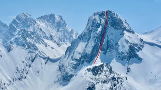 Skiing the Commonwealth Couloir [upl. by Ardaid]