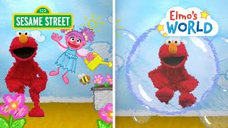 Sesame Street Explore Outdoors with Elmo  1 HOUR Elmos World Compilation [upl. by Furr]