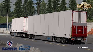 Euro Truck Simulator 2 Ekeri Tandem Ownable Trailers Addon by Kast 132 [upl. by Yeclek]