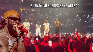 Look at what Burna boy did at his 17k sold out show Mercedes Benz Arena in Berlin Germany [upl. by Esylla]