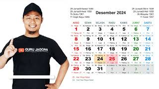 Kalender Desember 2024 [upl. by Haidabo]