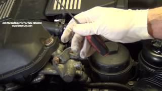 BMW VANOS Intake Solenoid M52TU M54 Removal and Installation DIY Timing Control [upl. by Nekal234]