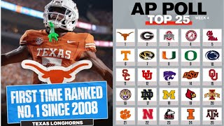 2024 College Football Power Rankings Week 4  AP Top 25 College Football Poll [upl. by Nebuer]