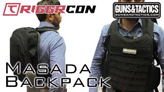 Triggrcon 2019 The Best Bullet Proof Backpack to date  Masada Valkyrie Backpack [upl. by Ahsilek]