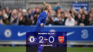 Chelsea v Arsenal 20  Highlights  Womens FA Cup [upl. by Ailuy]