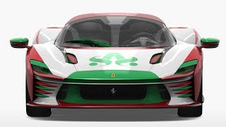 Ferrari Daytona SP3 Italia Livery  Transfagarasan Assetto Corsa [upl. by Lleze]