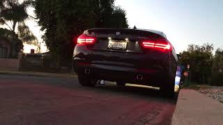 Bmw 440i stock exhaust pops and crackles [upl. by Carman]