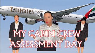 Emirates Cabin Crew Assessment Day  CV tips [upl. by Bainbrudge149]