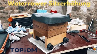 Waterrower Sitzerhöhung für Concept2 Sitzposition [upl. by Hsirahc]