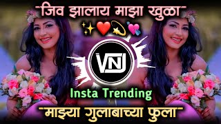 माझ्या गुलाबाच्या फुला • jiv zalay maza khula maze gulabache fula dj song  VNJ Remix [upl. by Ihcur]